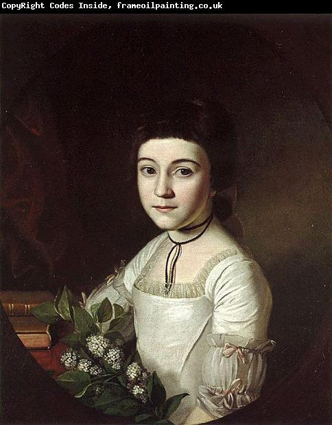 Charles Willson Peale Portrait of Henrietta Maria Bordley at age 10